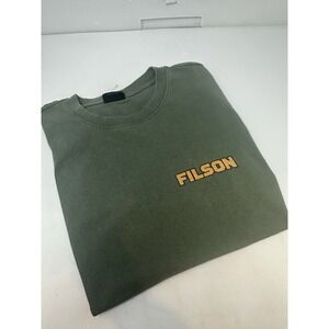 Filson Men's X Small Army Green Alaska Outfitter Ducks Shirt Made In USA Pre Own